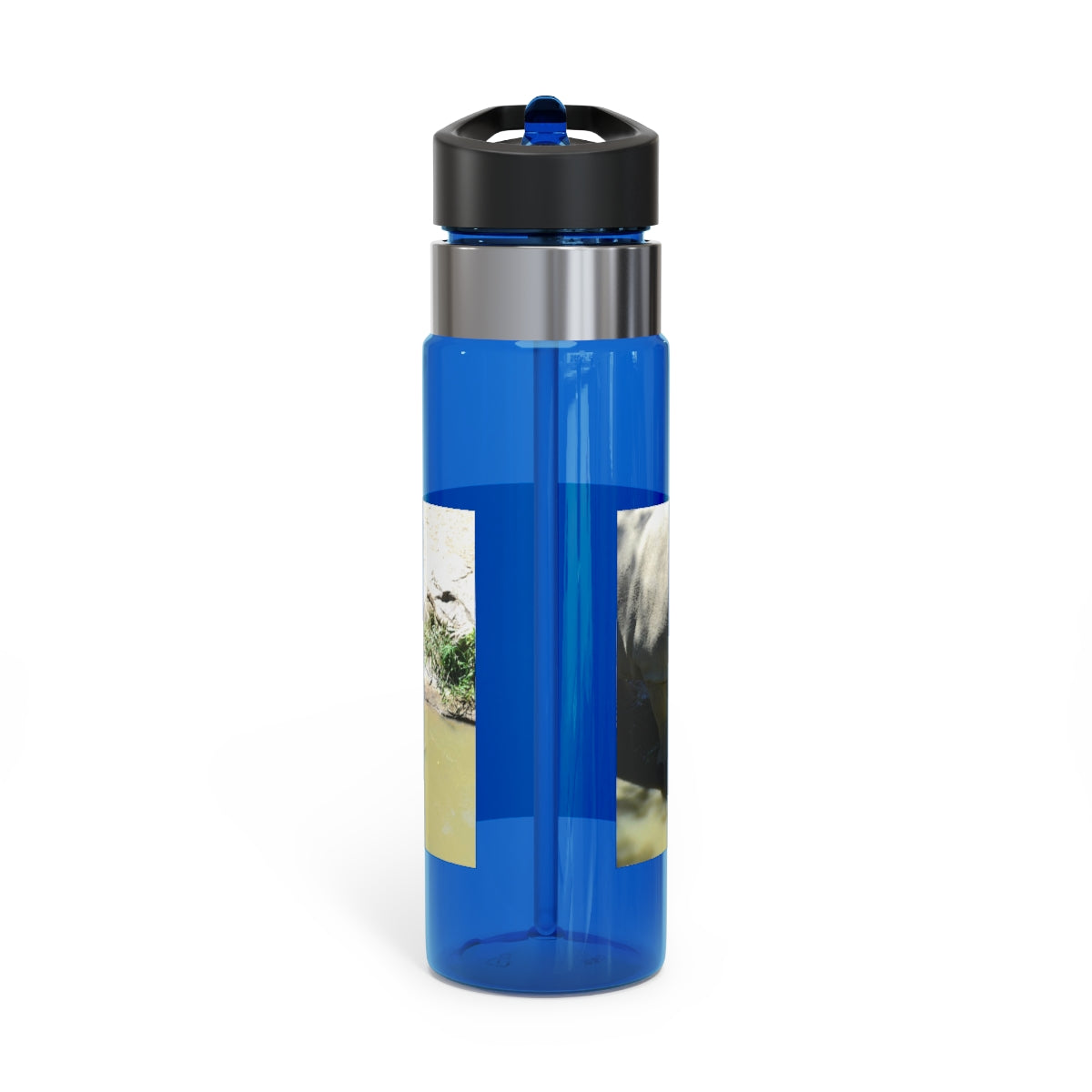 Rhinos Kensington Tritan™ Sport Bottle, 20oz in vibrant colors with a carabiner hook, showcasing its durable and stylish design.