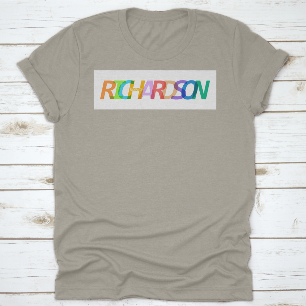 A stylish Richardson city vector design T-shirt on a white background, showcasing its modern and comfortable appeal.