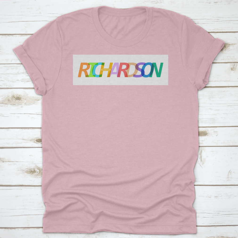 A stylish Richardson city vector design T-shirt on a white background, showcasing its modern and comfortable appeal.