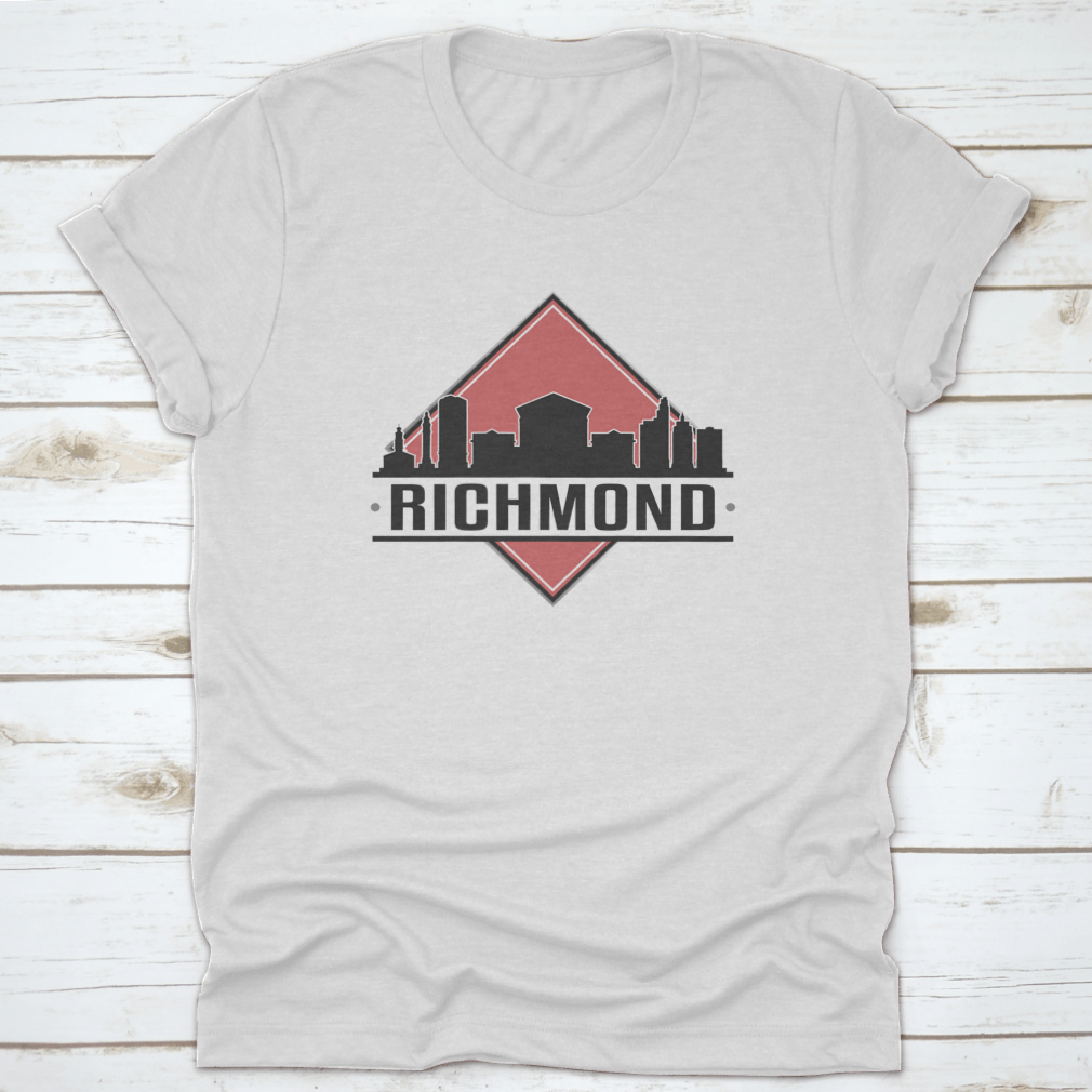 Richmond, VA Skyline Logo design featuring a vibrant cityscape, perfect for adventure lovers.