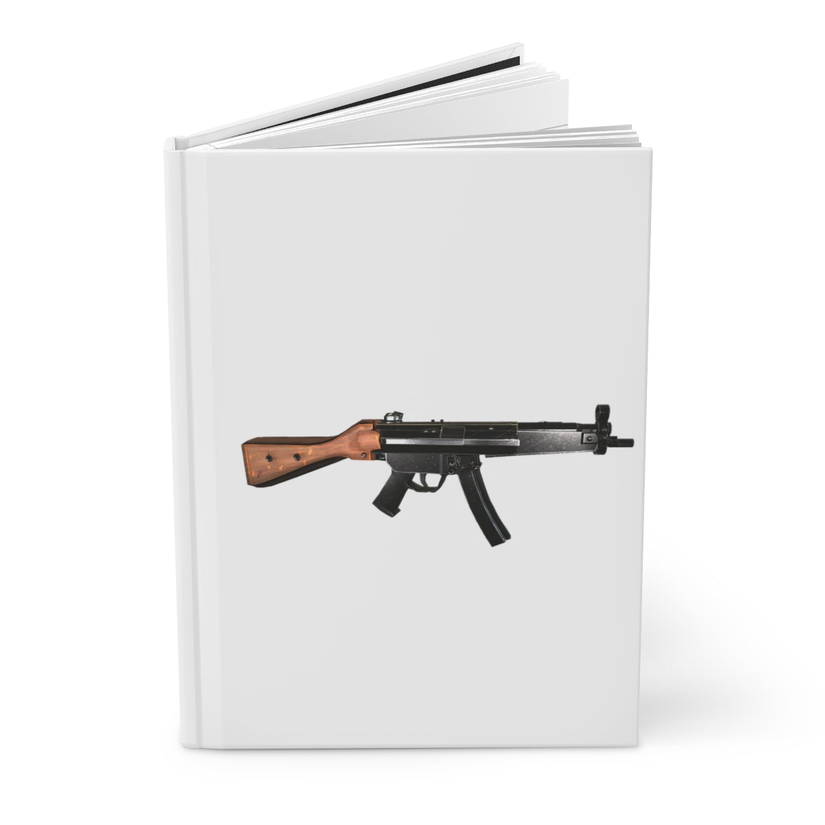 Rifle Hardcover Journal Matte with customizable covers, showcasing a stylish matte finish and lined pages.