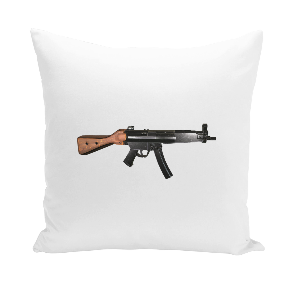 Rifle Throw Pillows in various styles including linen, canvas, and suede, showcasing vibrant designs and high-quality materials.