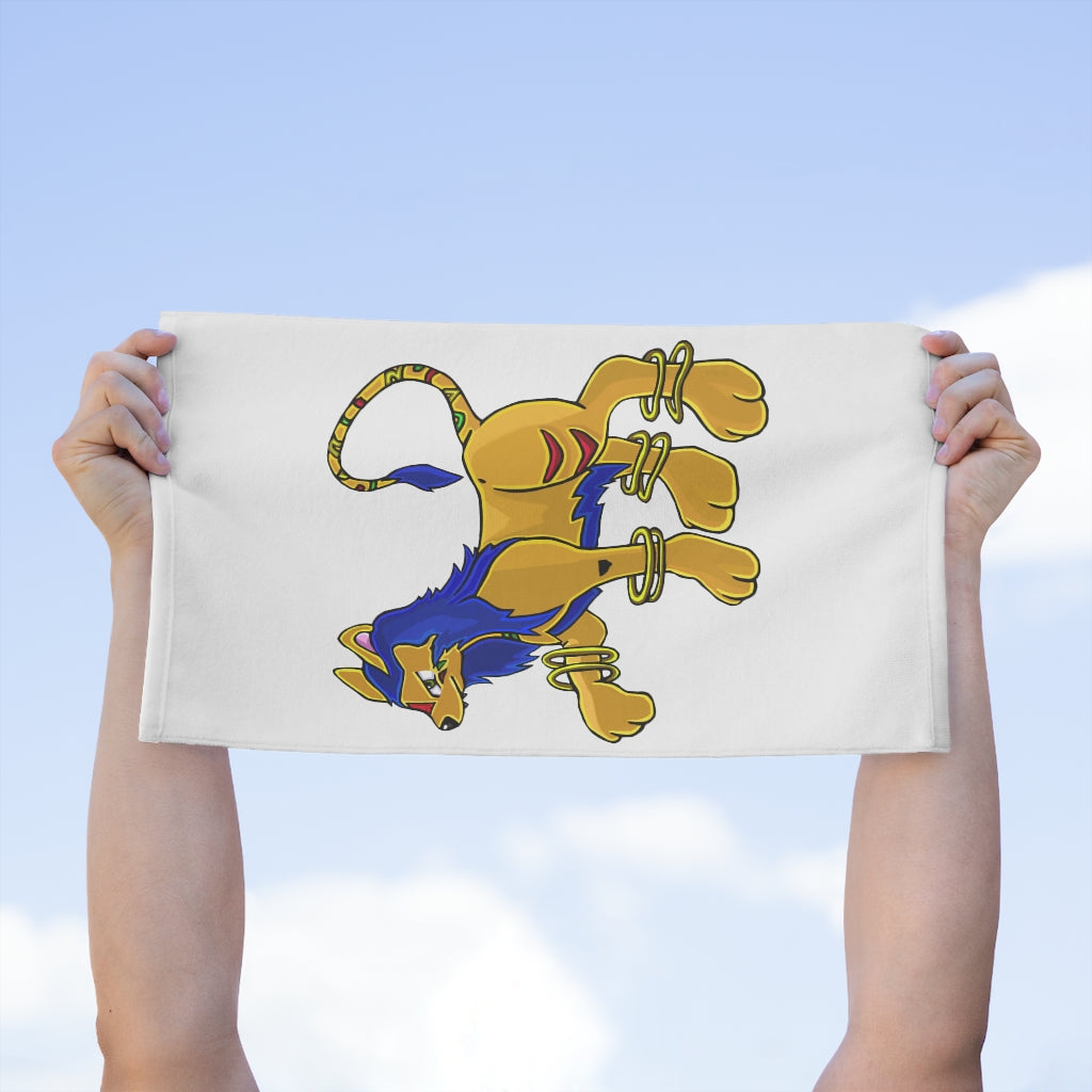 Roararing Rally Towel, 11x18, featuring soft cotton and printed polyester, ideal for sports and events.