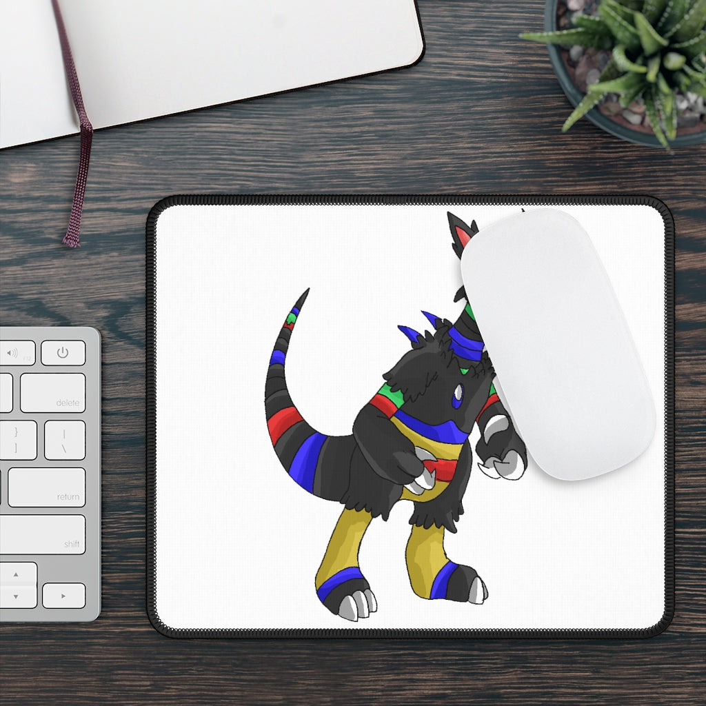 Rocino Gaming Mouse Pad featuring vibrant custom designs and stitched edges, measuring 9x7 inches.