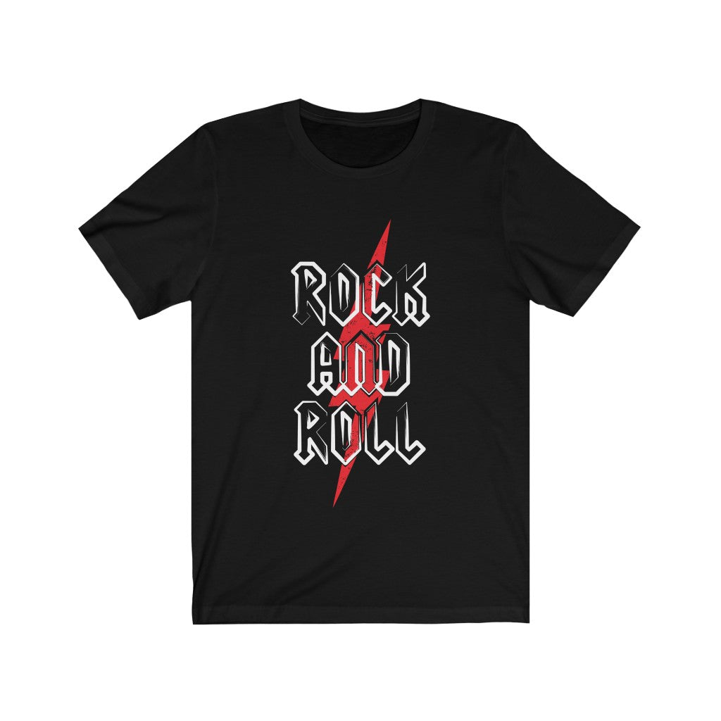 Rock And Roll Graphic T-shirt featuring a bold design on soft cotton fabric, perfect for music lovers.