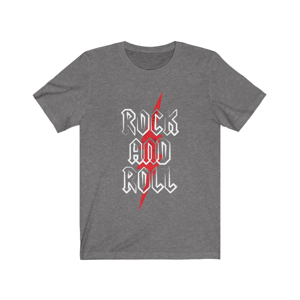 Rock And Roll Graphic T-shirt featuring a bold design on soft cotton fabric, perfect for music lovers.