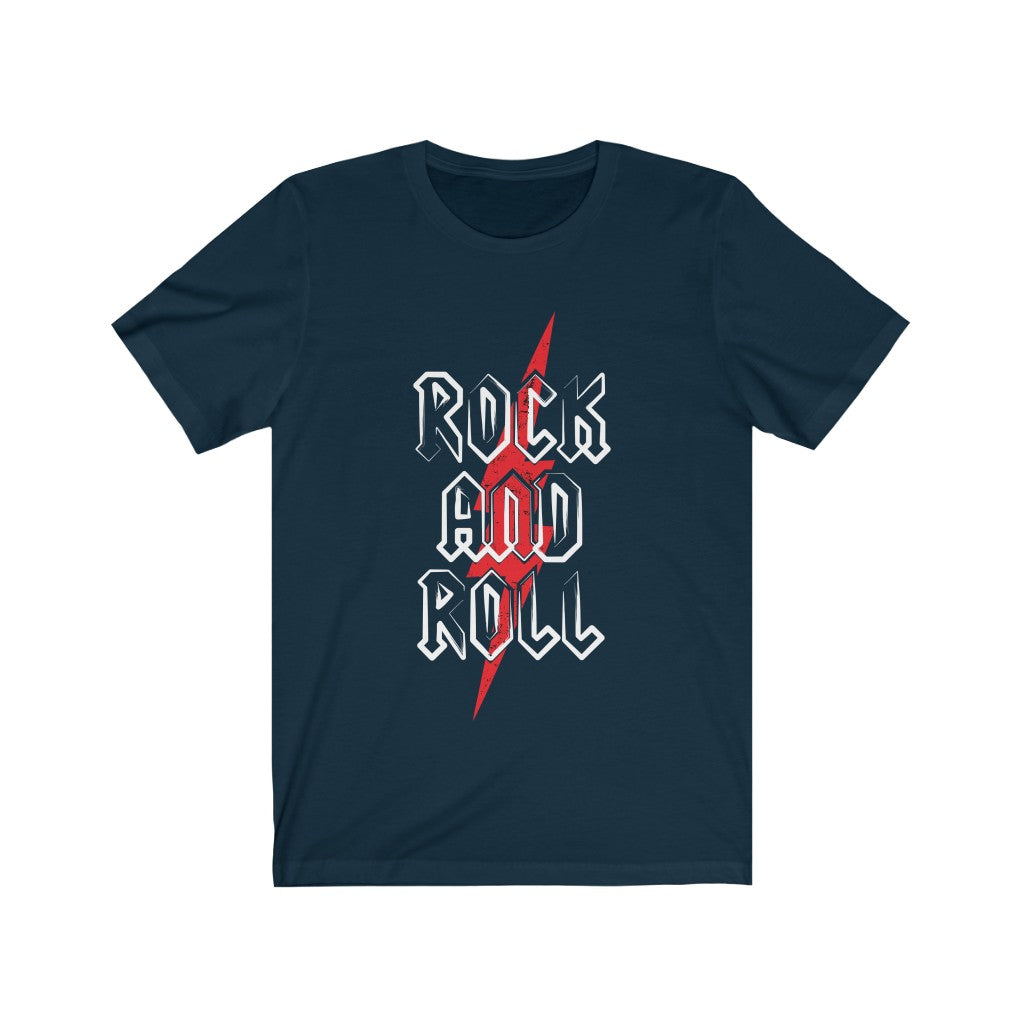 Rock And Roll Graphic T-shirt featuring a bold design on soft cotton fabric, perfect for music lovers.