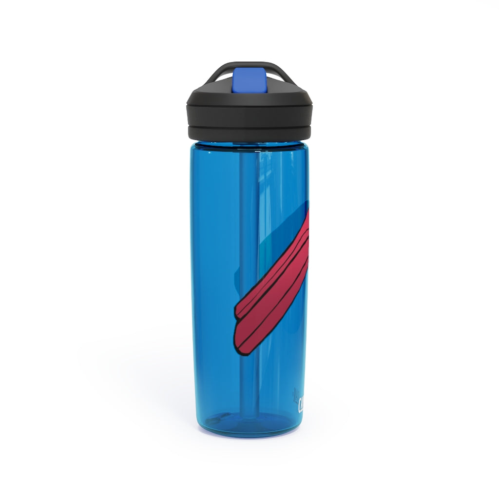 Rock CamelBak Eddy® Water Bottle in 20oz and 25oz sizes, showcasing its durable Tritan™ material and spill-proof design.