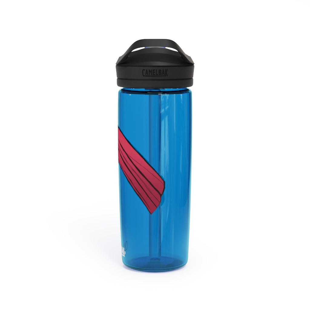 Rock CamelBak Eddy® Water Bottle in 20oz and 25oz sizes, showcasing its durable Tritan™ material and spill-proof design.