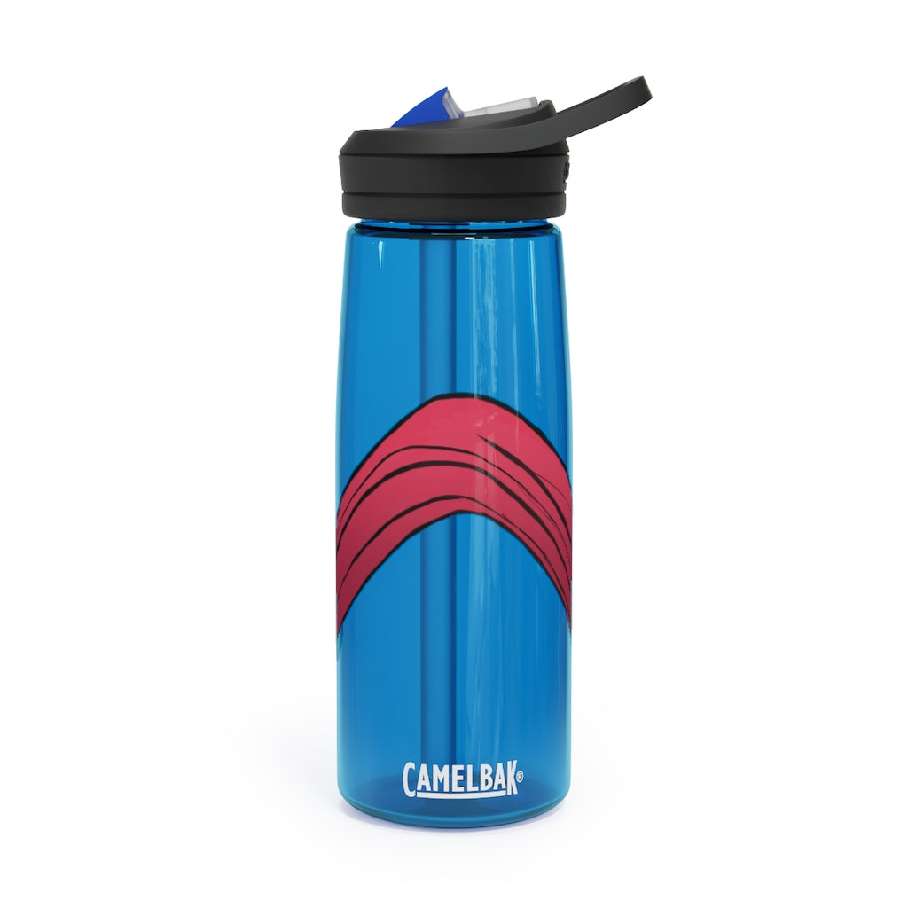 Rock CamelBak Eddy® Water Bottle in 20oz and 25oz sizes, showcasing its durable Tritan™ material and spill-proof design.