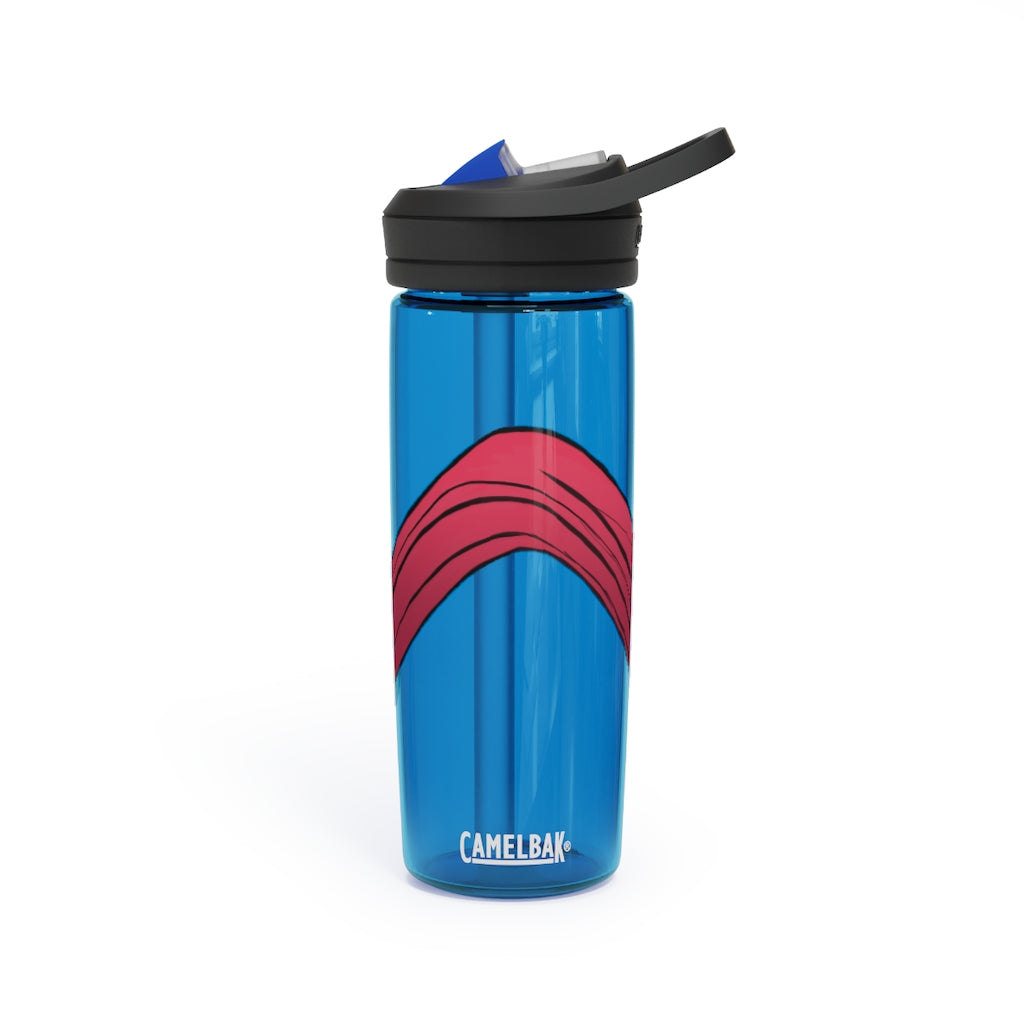 Rock CamelBak Eddy® Water Bottle in 20oz and 25oz sizes, showcasing its durable Tritan™ material and spill-proof design.