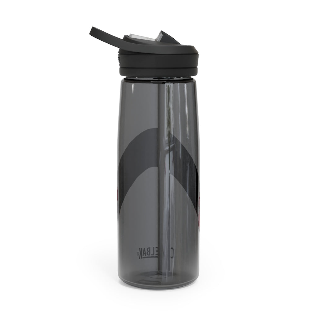 Rock CamelBak Eddy® Water Bottle in 20oz and 25oz sizes, showcasing its durable Tritan™ material and spill-proof design.