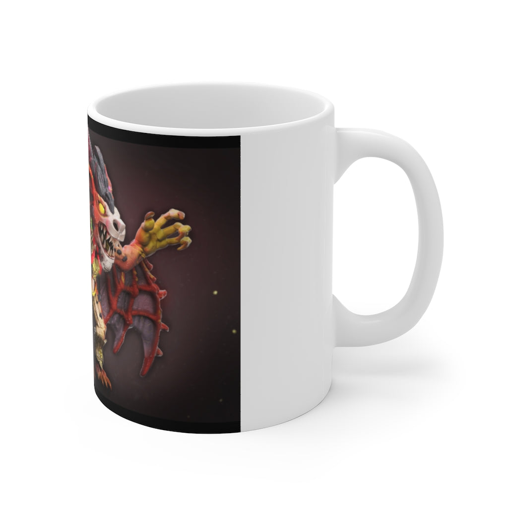 Rock Creature Mug - Small 11oz with a unique design and easy-grip handle, perfect for hot and cold beverages.