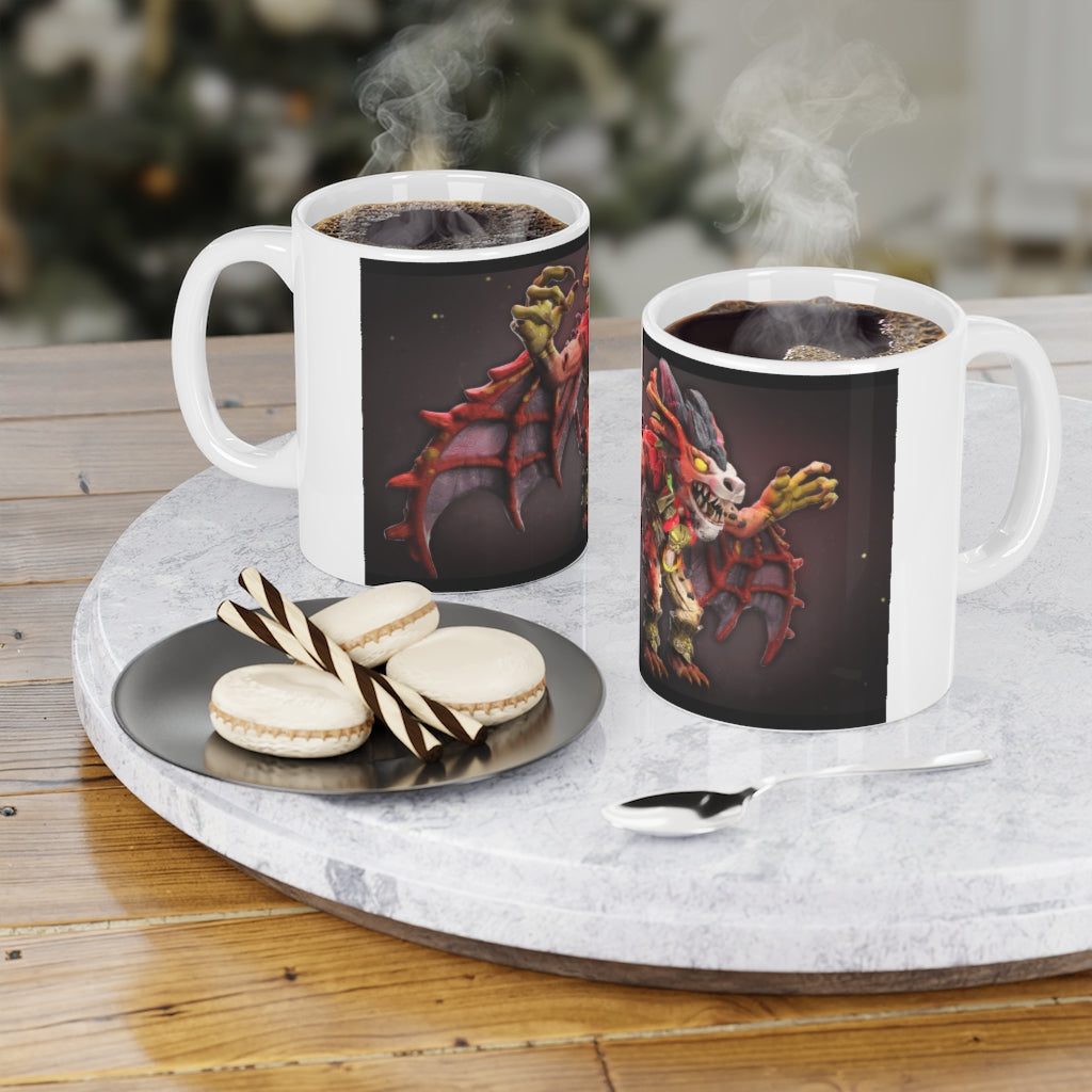 Rock Creature Mug - Small 11oz with a unique design and easy-grip handle, perfect for hot and cold beverages.