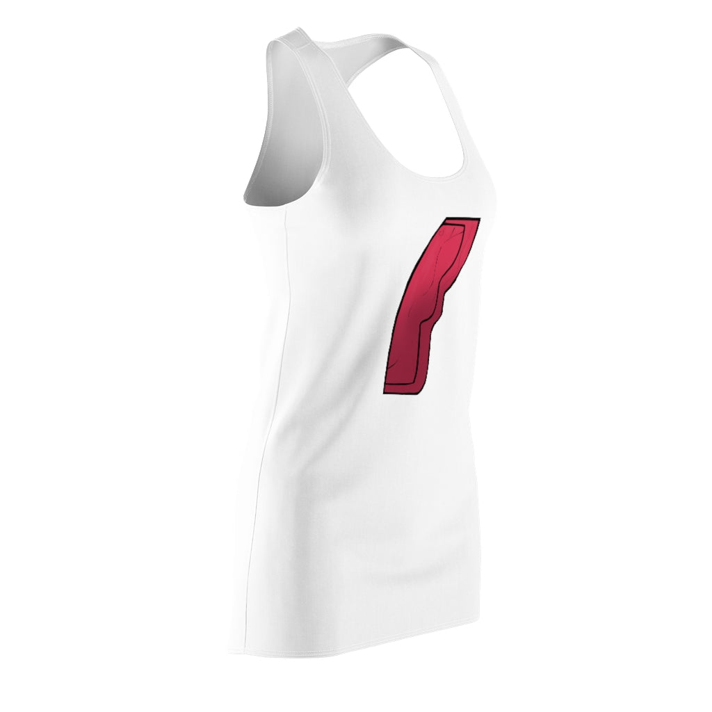 Rock Women's Cut & Sew Racerback Dress showcasing a stylish and feminine design, perfect for various occasions.