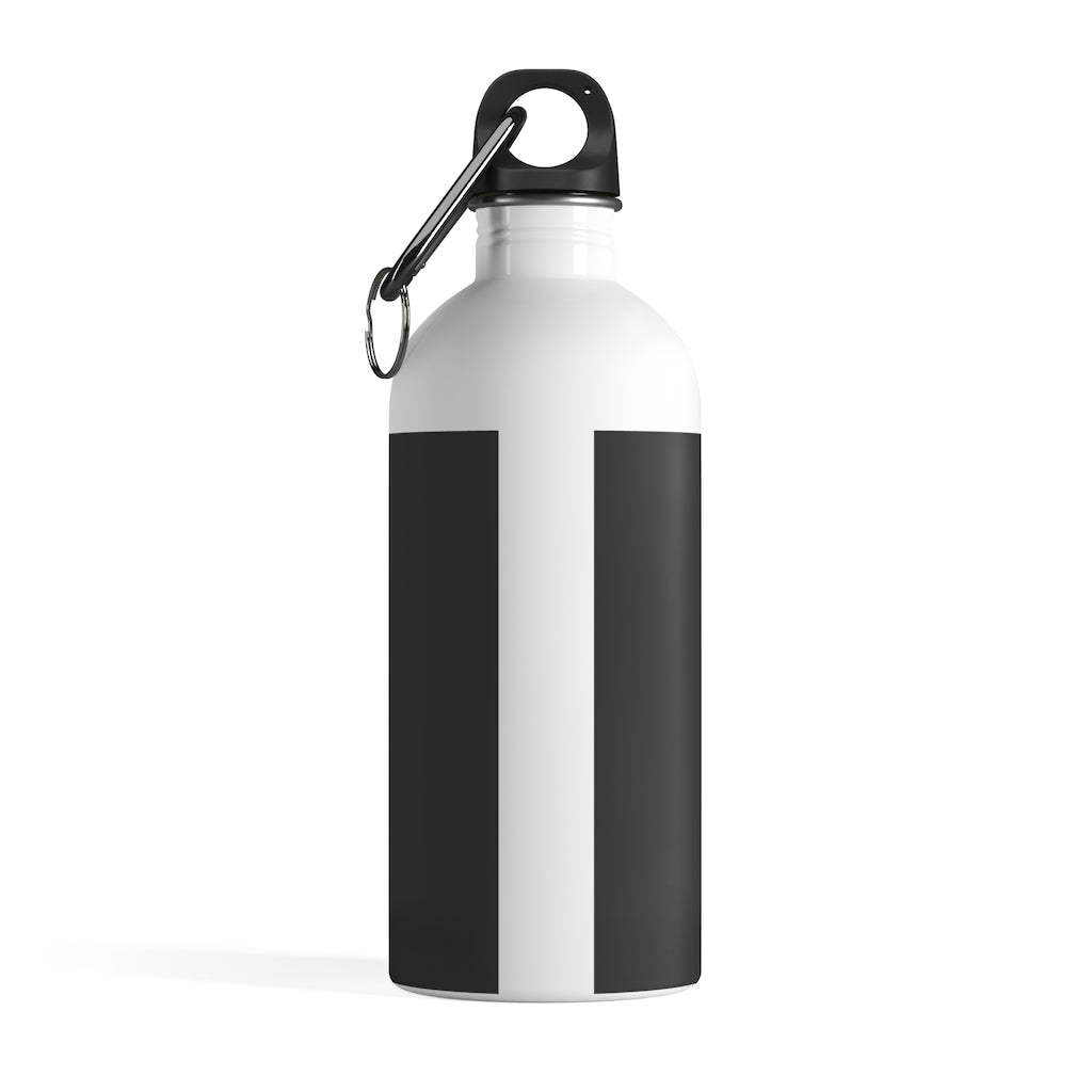 Rocks Stainless Steel Water Bottle with a plastic screw top and stylish print, perfect for hydration on the go.