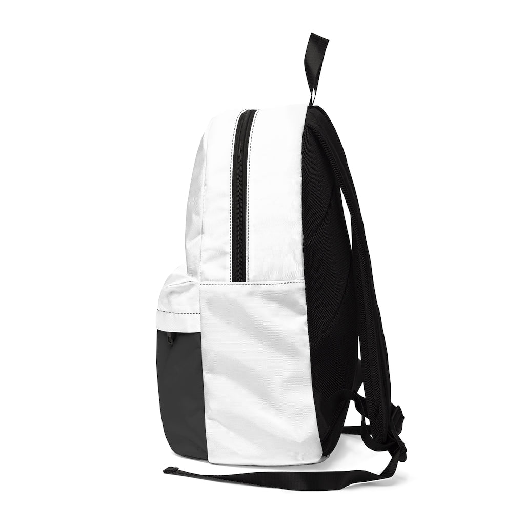 Rocks Unisex Classic Backpack in vibrant colors, showcasing its durable nylon material and adjustable straps.