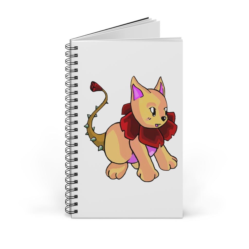 Rositty Spiral Journal featuring a stylish front cover, available in four different styles including blank, dot grid, lined, and task manager.