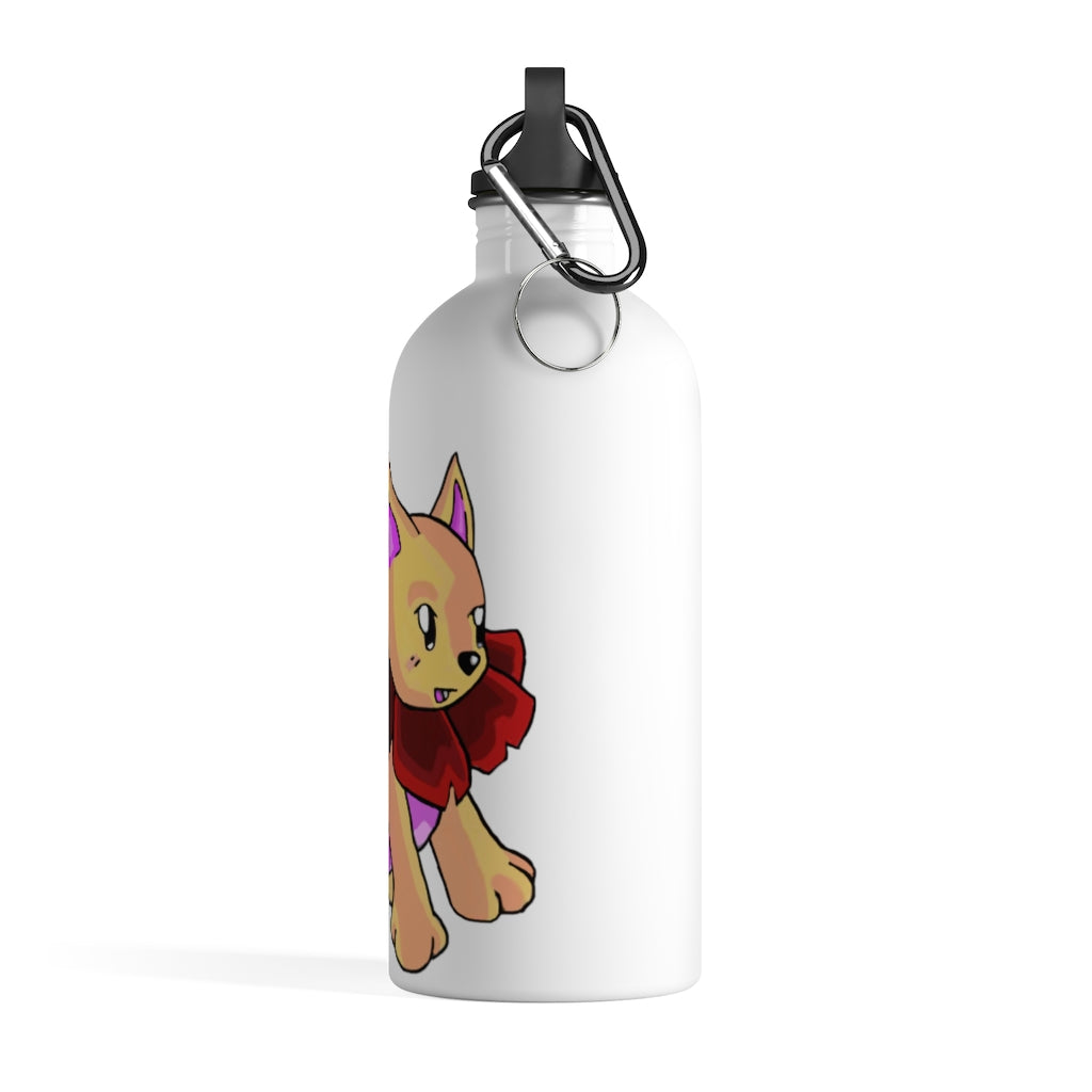 Rositty Stainless Steel Water Bottle with a plastic screw top and stylish print, perfect for hydration on the go.