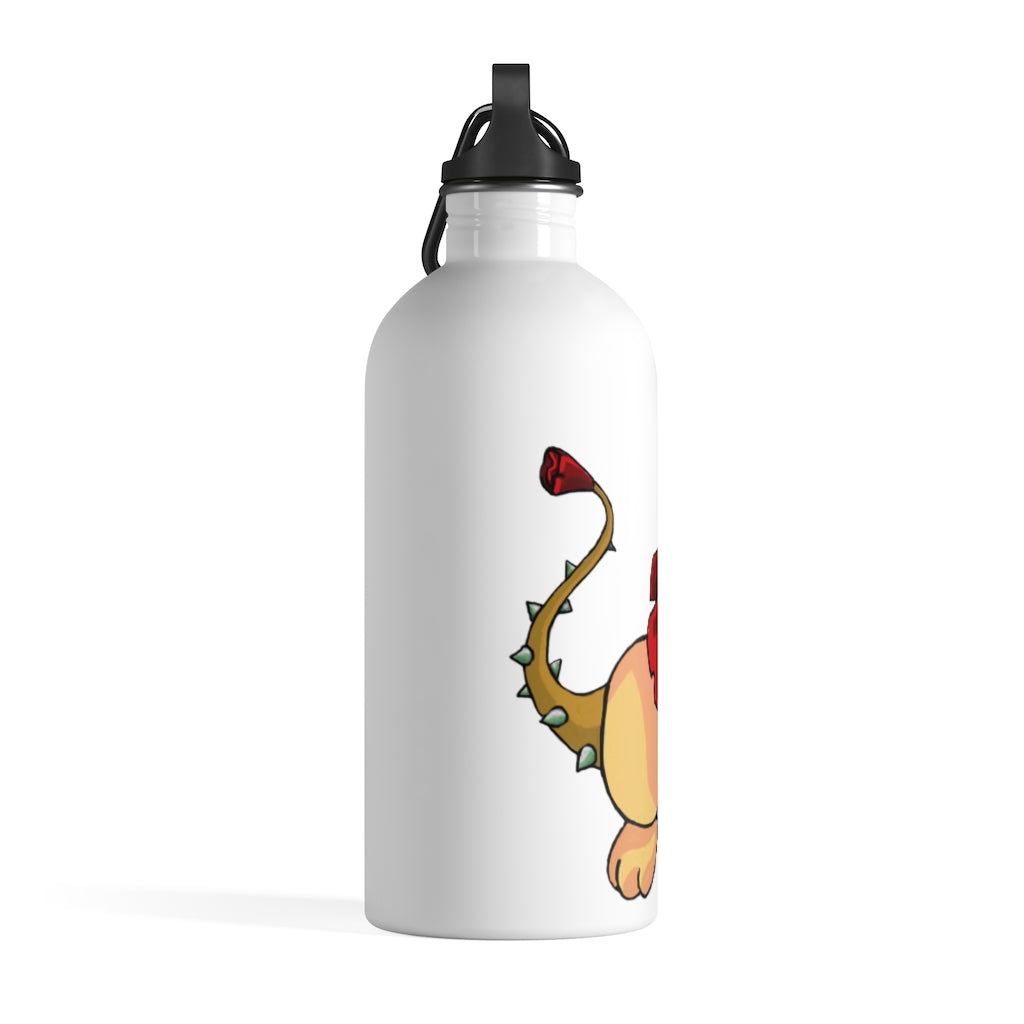 Rositty Stainless Steel Water Bottle with a plastic screw top and stylish print, perfect for hydration on the go.