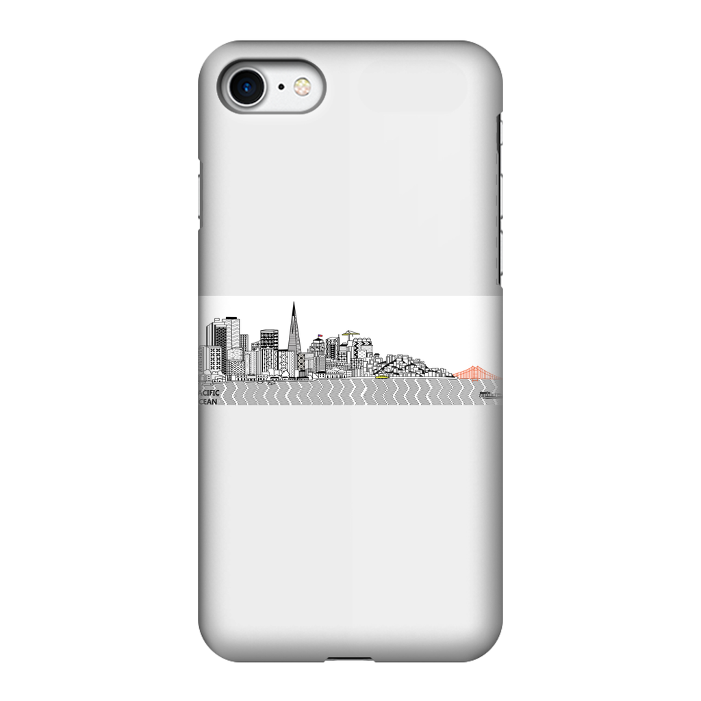 San Francisco Towel Fully Printed Tough Phone Case showcasing vibrant design and dual-layer protection.