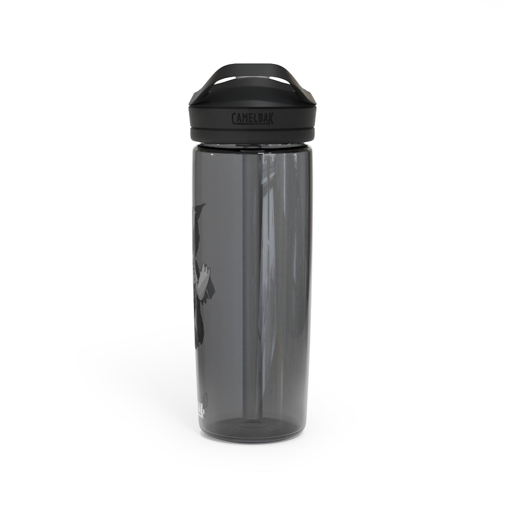 Sarcoot CamelBak Eddy® Water Bottle in 20oz and 25oz sizes, showcasing its durable Tritan™ material and personalized design.