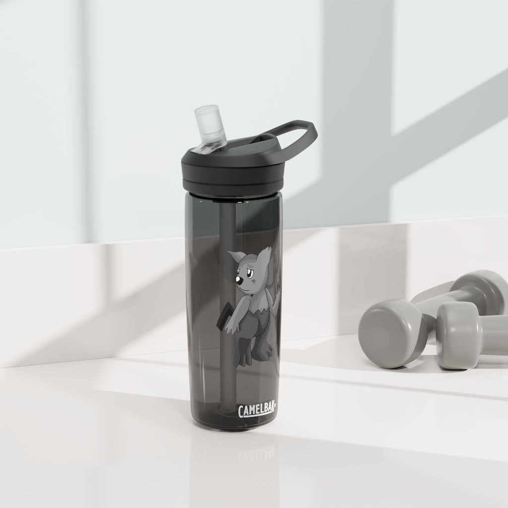 Sarcoot CamelBak Eddy® Water Bottle in 20oz and 25oz sizes, showcasing its durable Tritan™ material and personalized design.