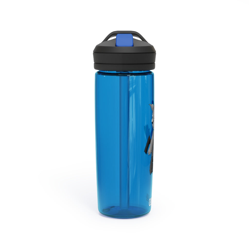 Sarcoot CamelBak Eddy® Water Bottle in 20oz and 25oz sizes, showcasing its durable Tritan™ material and personalized design.