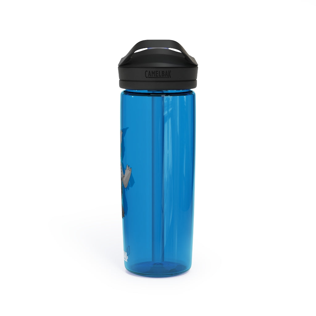 Sarcoot CamelBak Eddy® Water Bottle in 20oz and 25oz sizes, showcasing its durable Tritan™ material and personalized design.