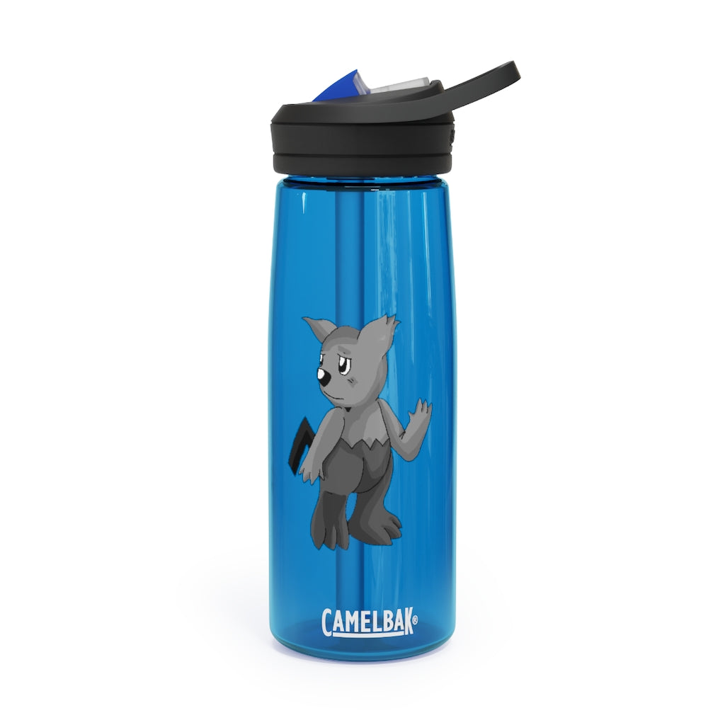 Sarcoot CamelBak Eddy® Water Bottle in 20oz and 25oz sizes, showcasing its durable Tritan™ material and personalized design.