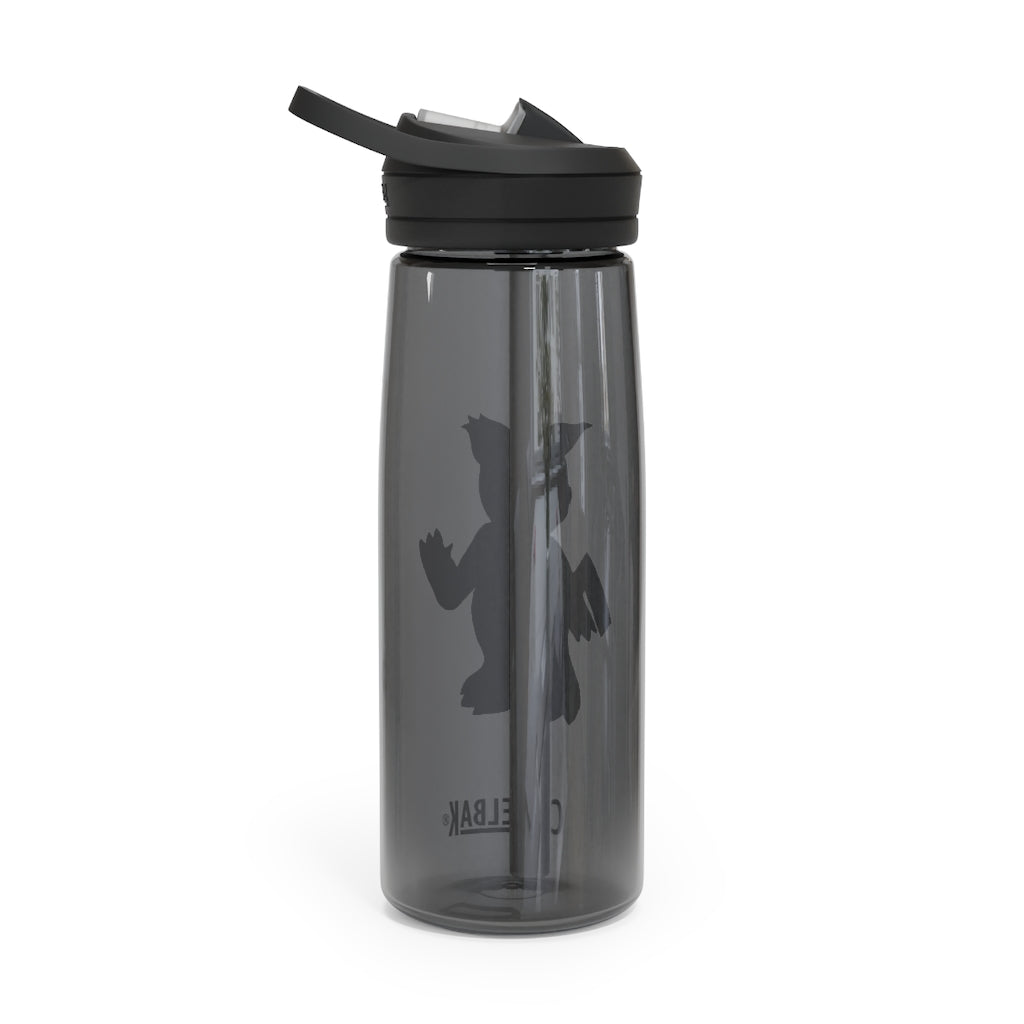 Sarcoot CamelBak Eddy® Water Bottle in 20oz and 25oz sizes, showcasing its durable Tritan™ material and personalized design.