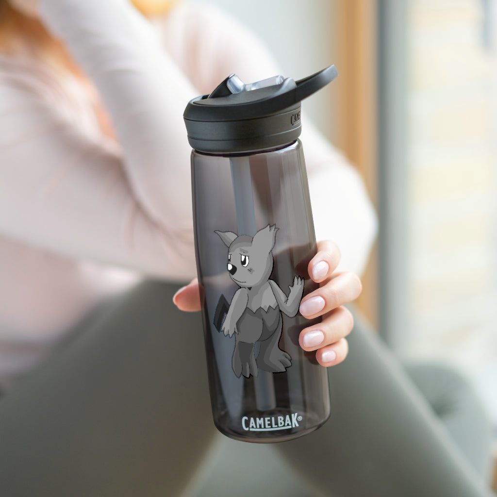 Sarcoot CamelBak Eddy® Water Bottle in 20oz and 25oz sizes, showcasing its durable Tritan™ material and personalized design.