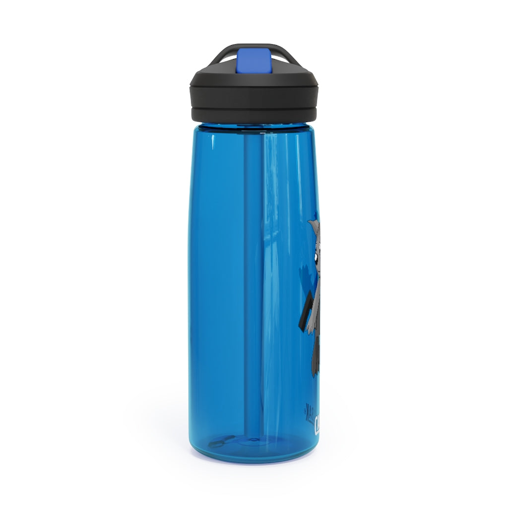 Sarcoot CamelBak Eddy® Water Bottle in 20oz and 25oz sizes, showcasing its durable Tritan™ material and personalized design.