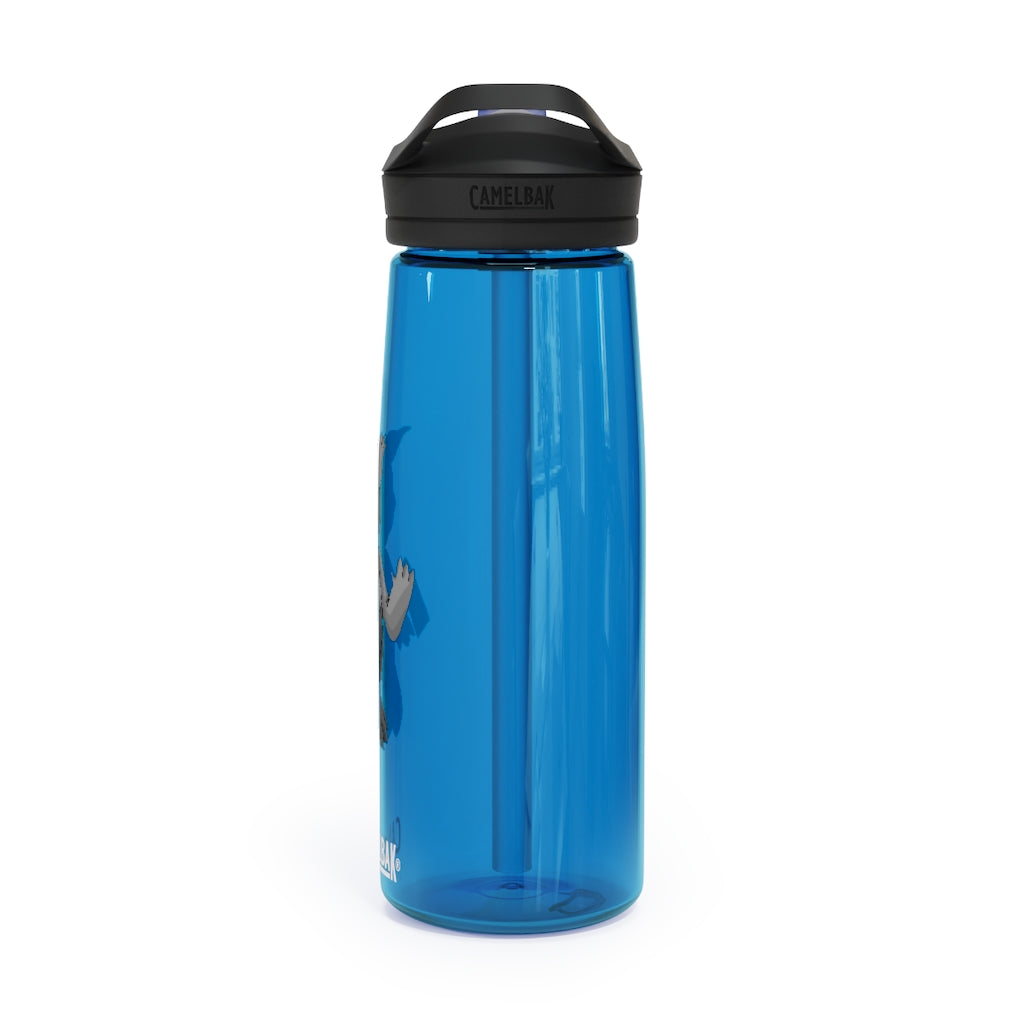 Sarcoot CamelBak Eddy® Water Bottle in 20oz and 25oz sizes, showcasing its durable Tritan™ material and personalized design.