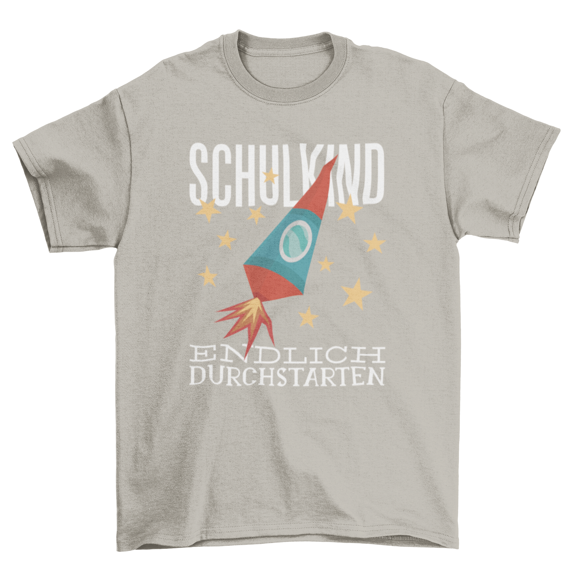 A colorful School German T-Shirt featuring a traditional German candy cone design, perfect for kids on their first school day.