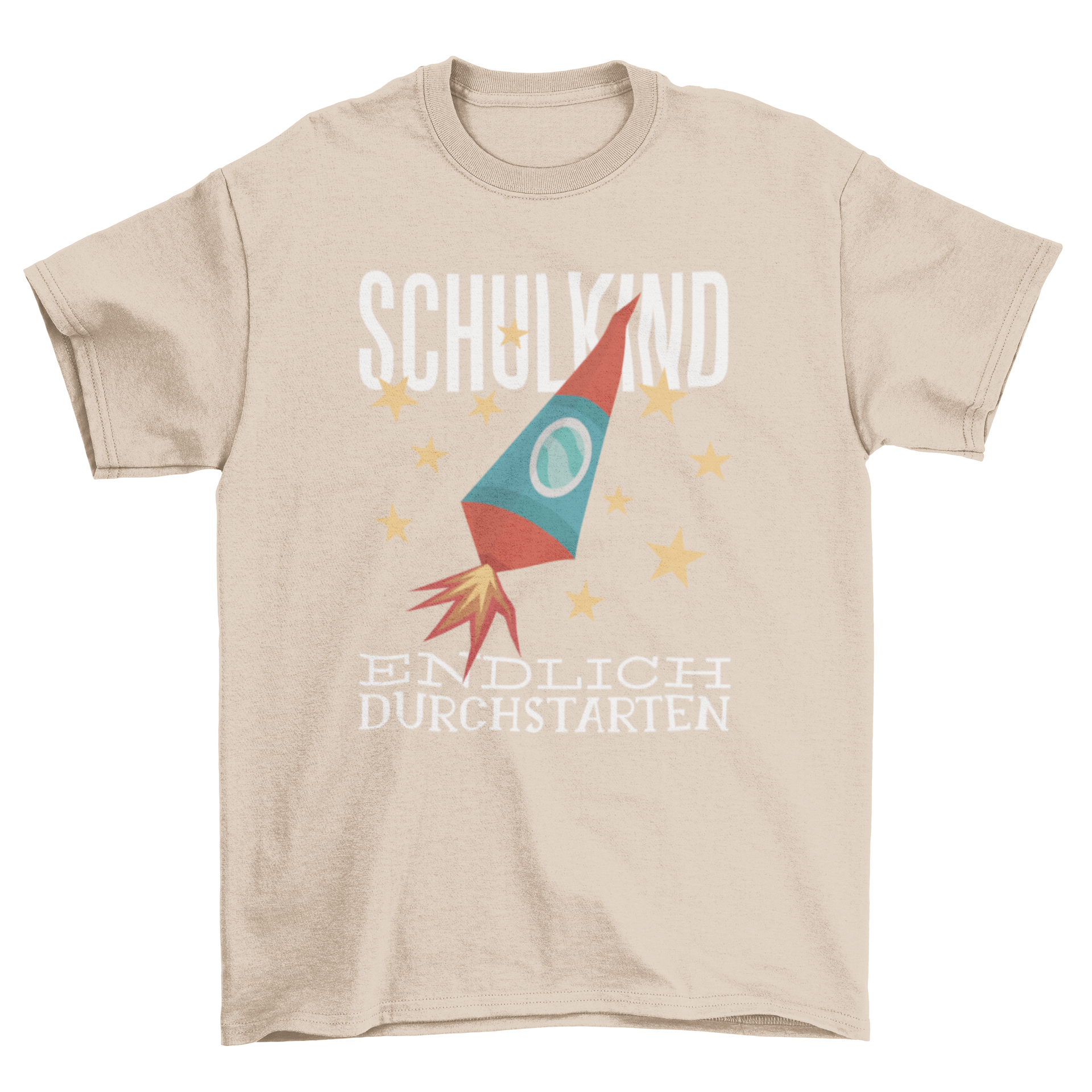 A colorful School German T-Shirt featuring a traditional German candy cone design, perfect for kids on their first school day.