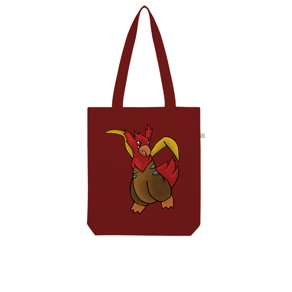 Seagul Organic Tote Bag made from 100% combed organic cotton, featuring a stylish design and eco-friendly kraft paper packaging.