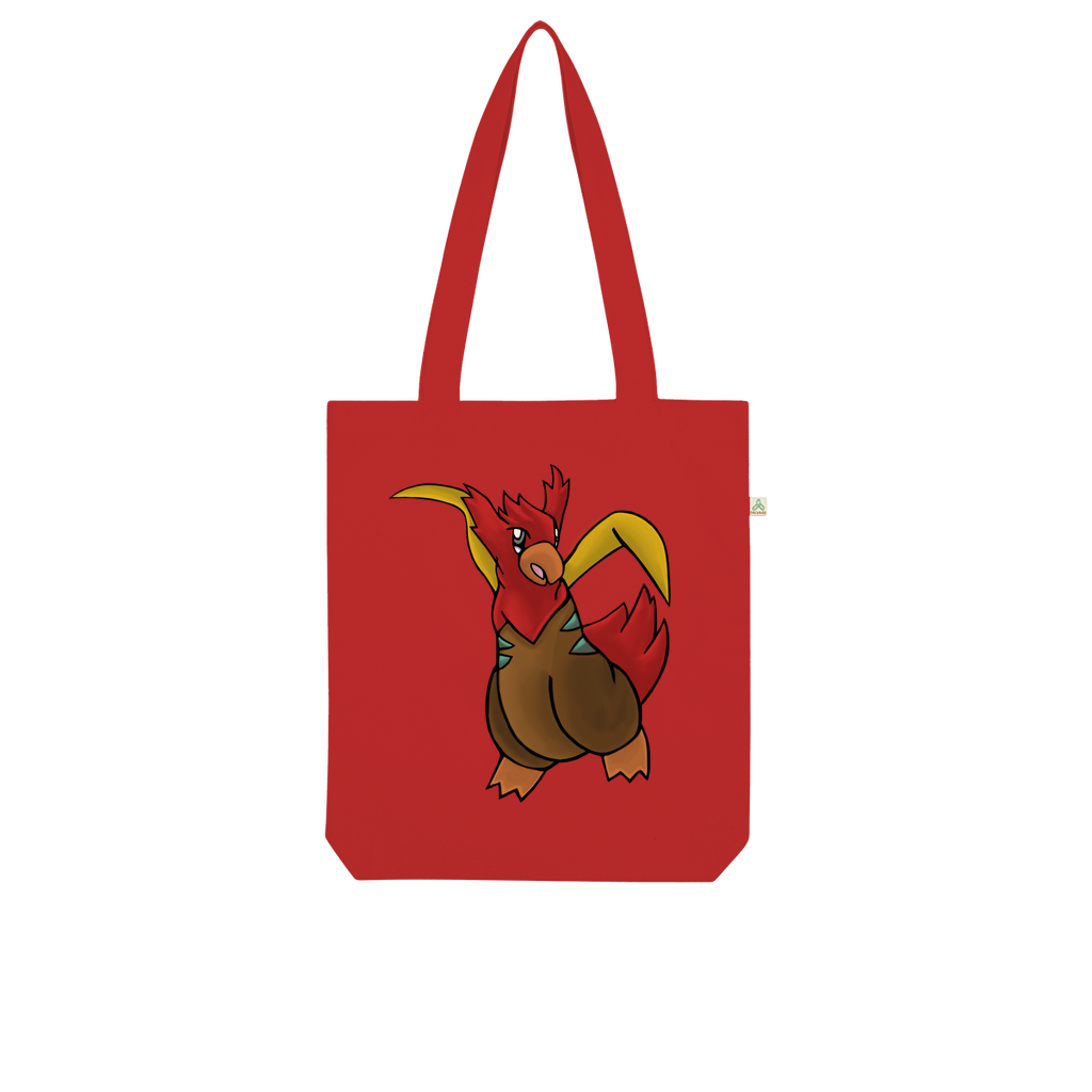 Seagul Organic Tote Bag made from 100% combed organic cotton, featuring a stylish design and eco-friendly kraft paper packaging.