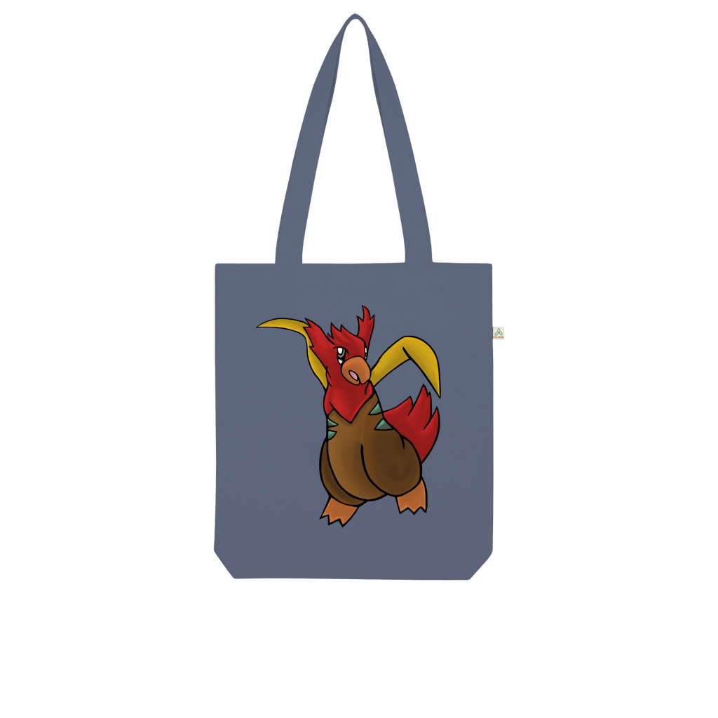 Seagul Organic Tote Bag made from 100% combed organic cotton, featuring a stylish design and eco-friendly kraft paper packaging.