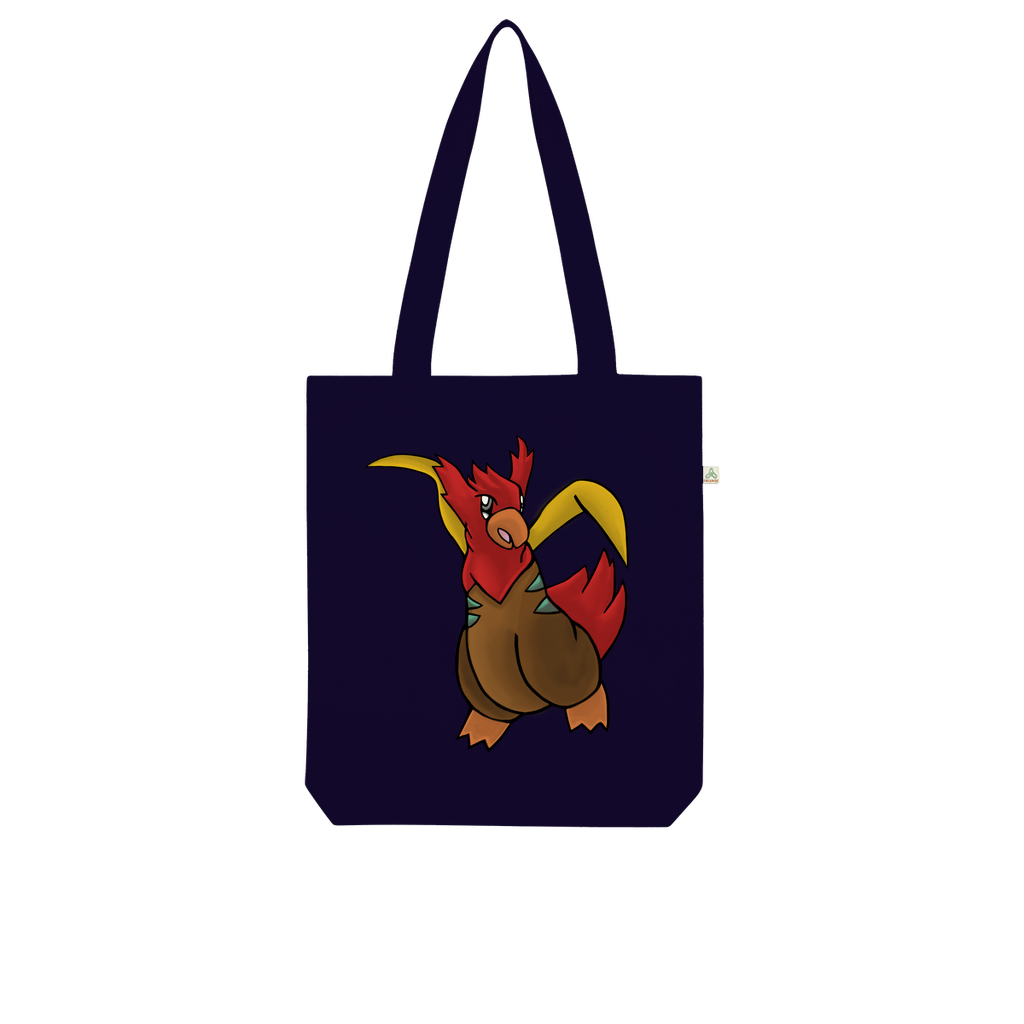 Seagul Organic Tote Bag made from 100% combed organic cotton, featuring a stylish design and eco-friendly kraft paper packaging.