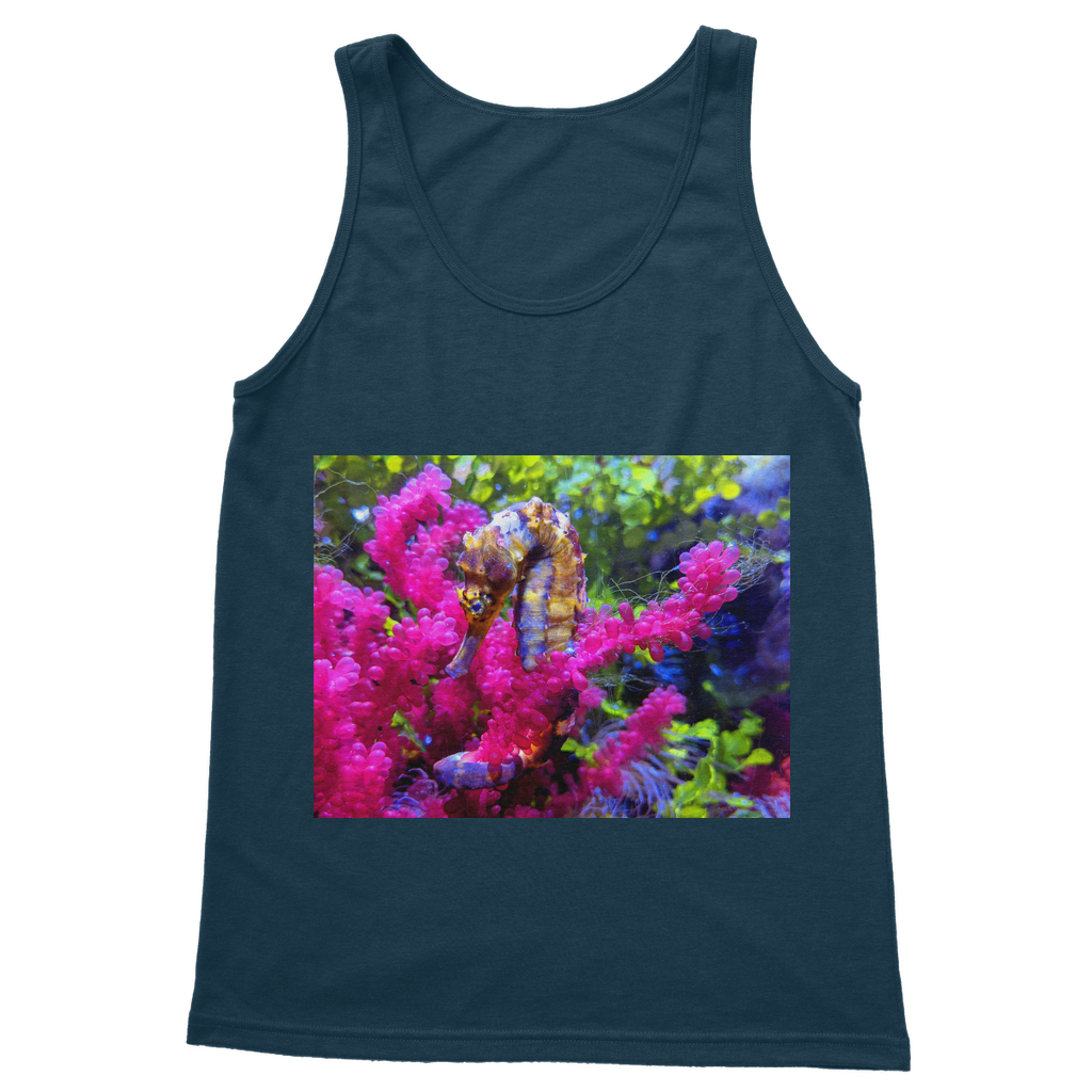 Seahorse Classic Adult Vest Top in various colors, showcasing its unisex design and comfortable fit.