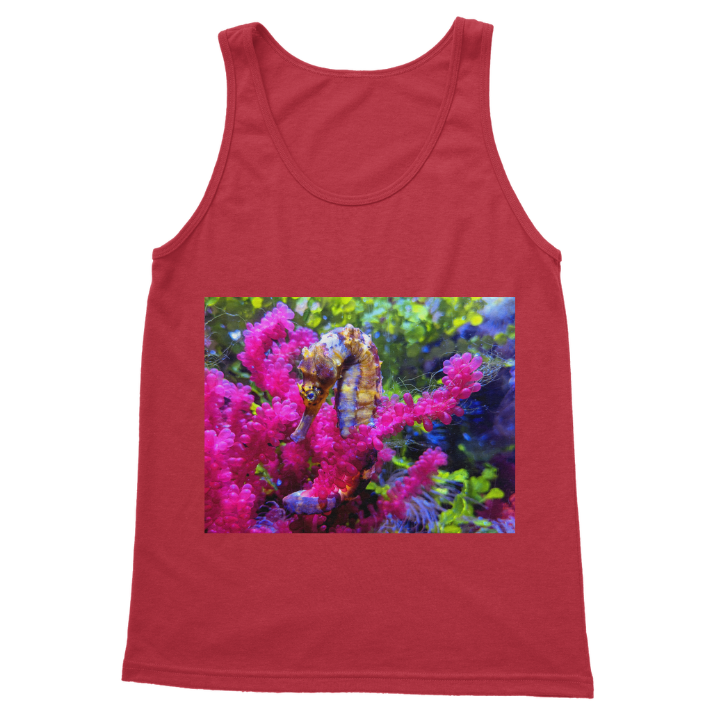 Seahorse Classic Adult Vest Top in various colors, showcasing its unisex design and comfortable fit.