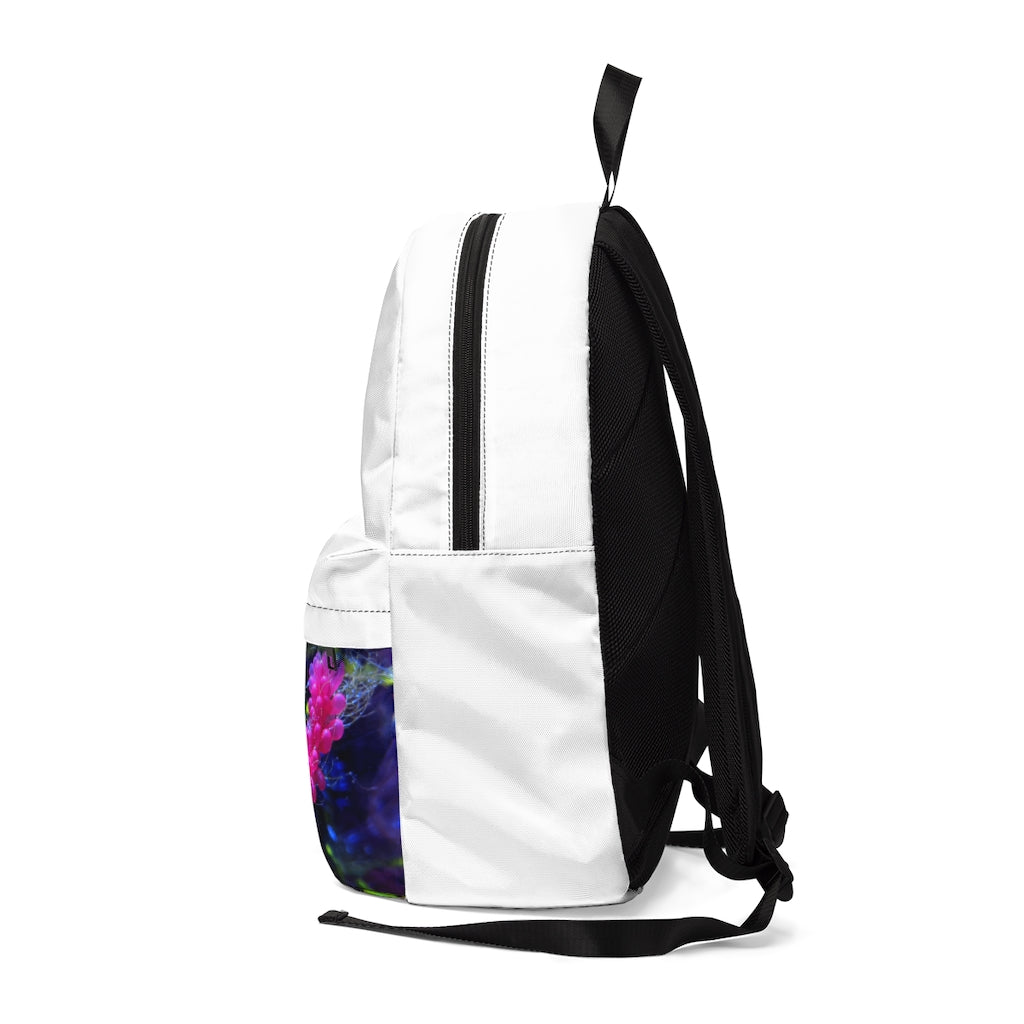 Seahorse Unisex Classic Backpack in vibrant colors, showcasing adjustable straps and durable nylon material.