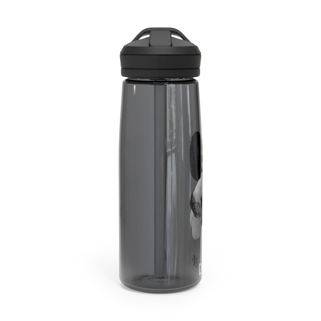 Shamrock CamelBak Eddy® Water Bottle in 20oz and 25oz sizes, showcasing its robust design and spill-proof valve.