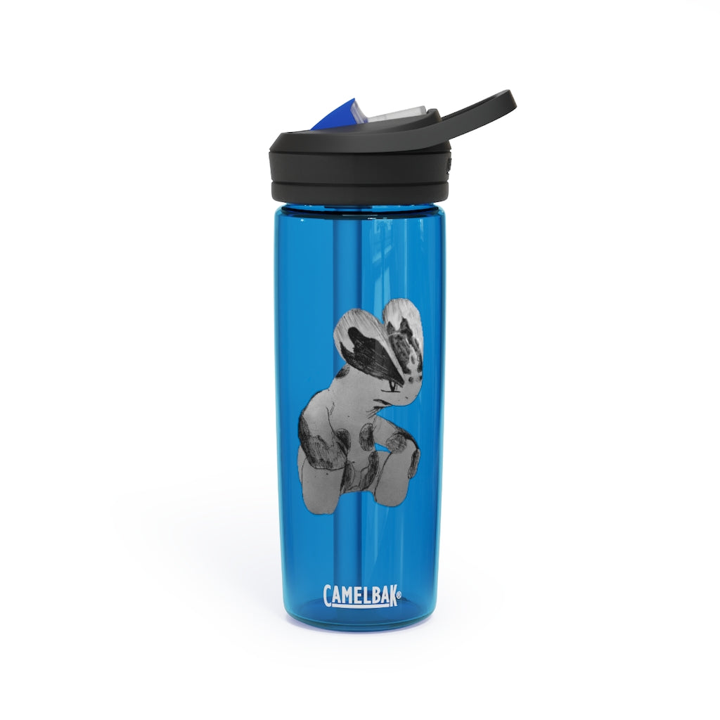 Shamrock CamelBak Eddy® Water Bottle in 20oz and 25oz sizes, showcasing its robust design and spill-proof valve.