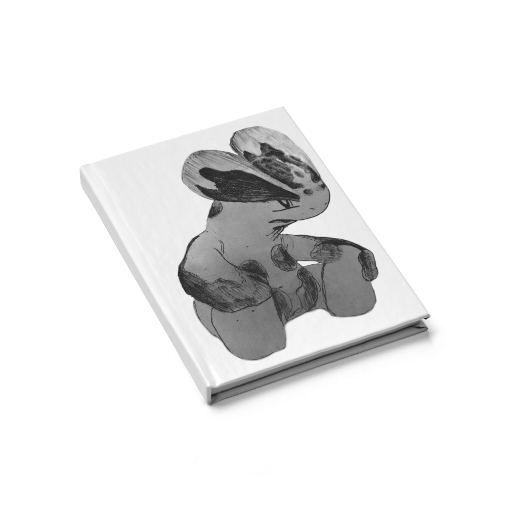 Shamrock Journal - Blank with hardcover and wraparound print, showcasing blank pages for creativity.