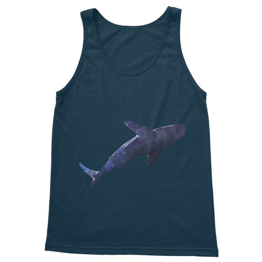 Shark Classic Adult Vest Top in various colors, showcasing its unisex design and quality fabric.