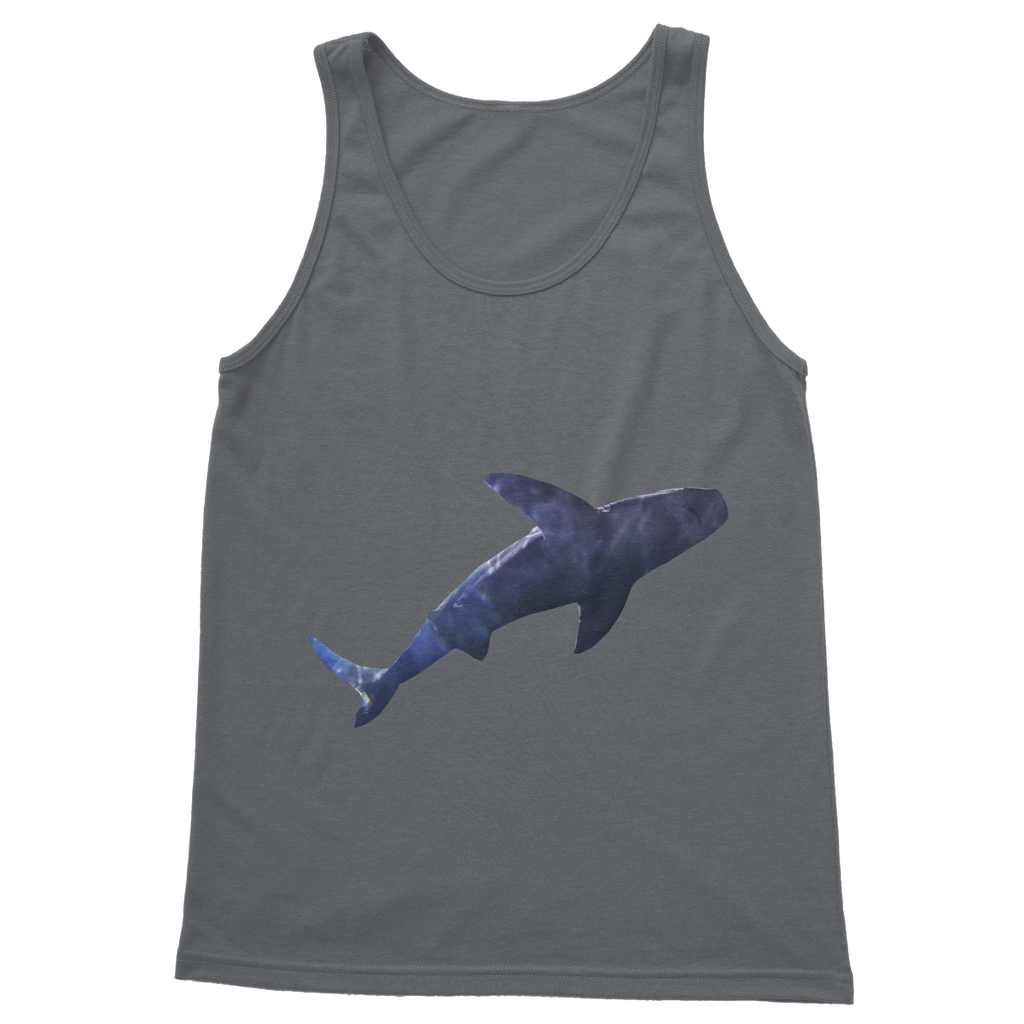 Shark Classic Adult Vest Top in various colors, showcasing its unisex design and quality fabric.