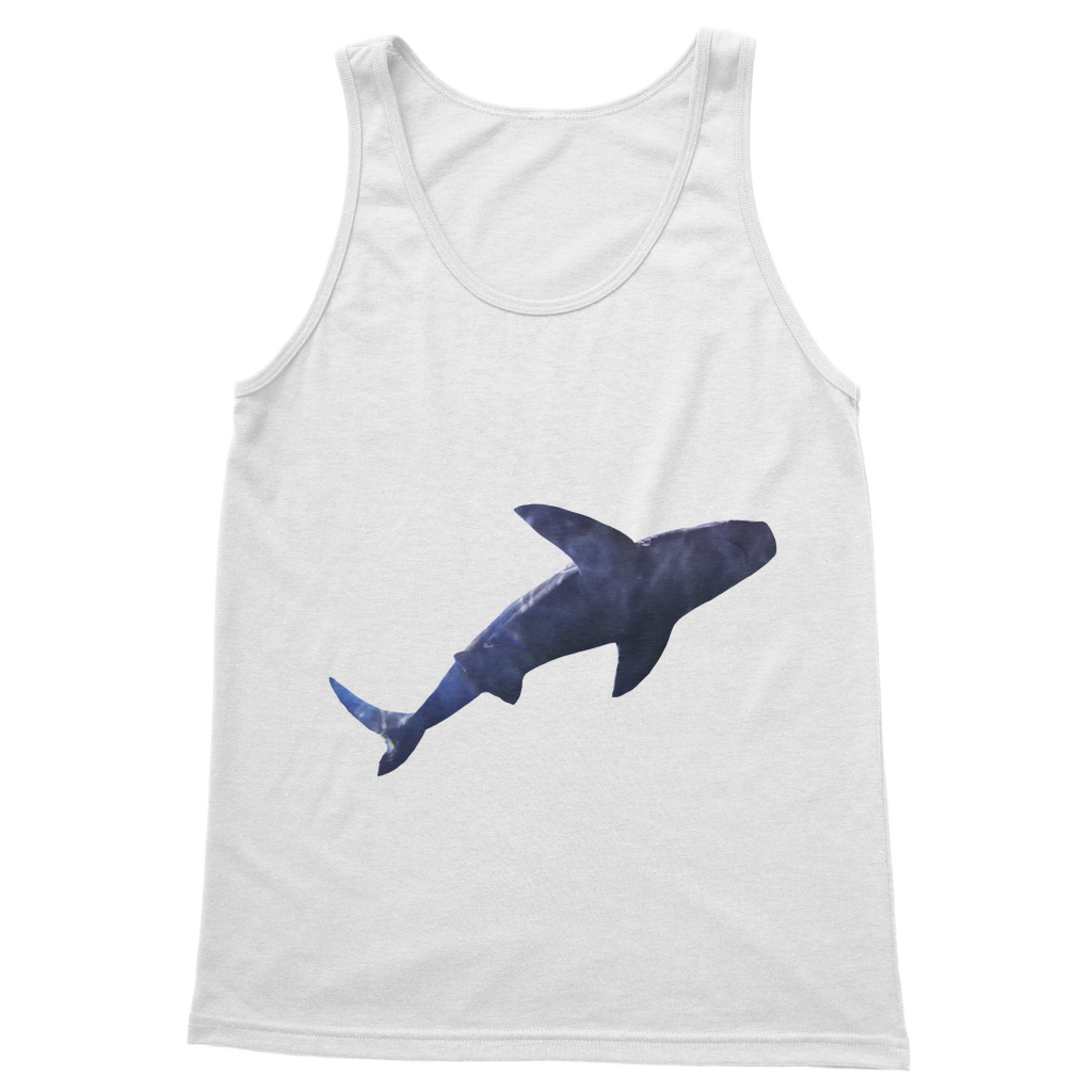 Shark Classic Adult Vest Top in various colors, showcasing its unisex design and quality fabric.