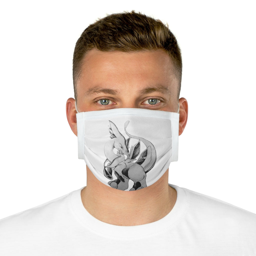 Shimeru Cotton Face Mask featuring unique motifs and adjustable earloops, made from 100% cotton for comfort and style.